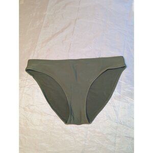 Aerie Olive Full Coverage Bikini Bottom Size Large NWT